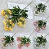 Bridal Ceremony Artificial Jasmine Flower Bouquet With Silk Craft For Home Decoration And Photography Props