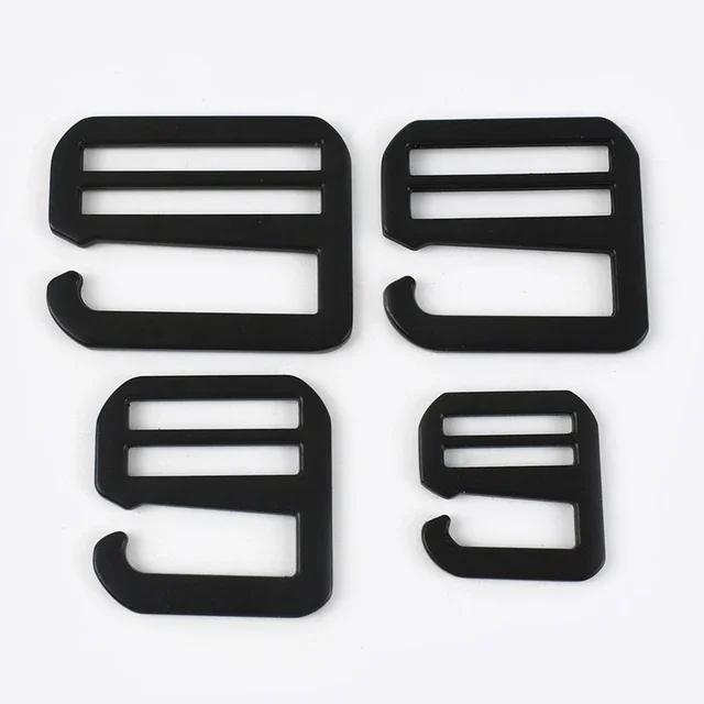 5/10Pcs 20-50mm G Hook Metal Buckles for Bag Strap Adjuster Tri-Glide Hooks Dog Collar Webbing Ring Slider Clasp Belt Buckle