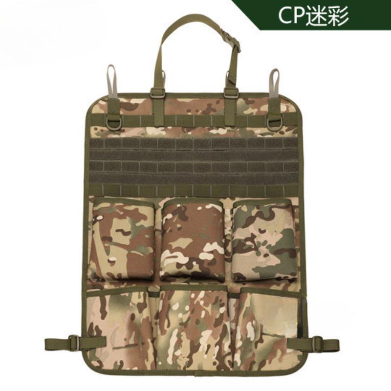 Outdoor multi-purpose hanging bag, car seat back storage bag, tactical car hanging bag, camping hanging storage bag