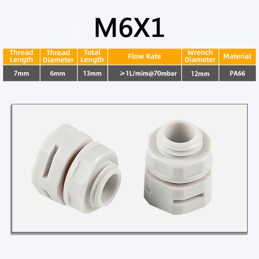 New Waterproof Vent Plug M5 M6 M8 M12 M16 Nylon Breather Valve Pressure Valve New
