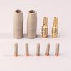 9Pcs 0.8/1.0/1.2Mm Mig Torch Gas Nozzle Tip Holder Protection Parts 15Ak Welding Torch  Coating Protection Nozzle