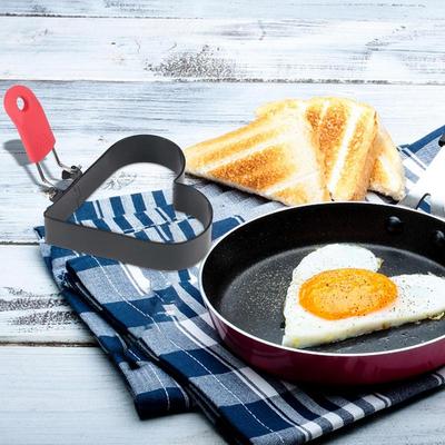 Кольца для яиц Антипригарная Форма-сердечко для котлет из яиц для Завтрака Профессиональная Кухонная Форма для Маффинов для Отеля Кафе Ресторана