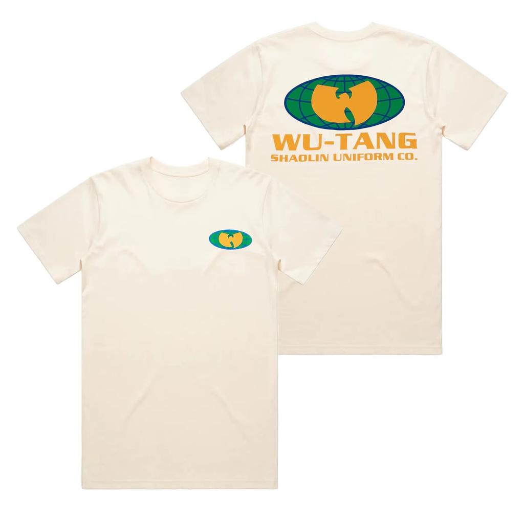 Wu Tang Clan Fire Logo Graphic Tee Retro Hip Hop Streetwear Short Sleeve Casual Unisex Top for Unisex Women Daily Outfit