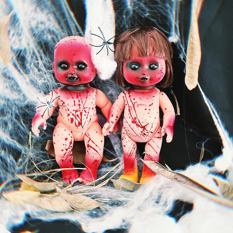 Halloween Hanging Ghost Doll Pendant Haunted House Props Children's Gifts Party Decoration Supplies Horror Ghost Zombie Baby