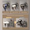 Wall Mounted Hair Dryer Holder Bathroom Shelves Shaver Hair Dryer Stand with Storage Box Toilet Organizers Bathroom Corner Shelf