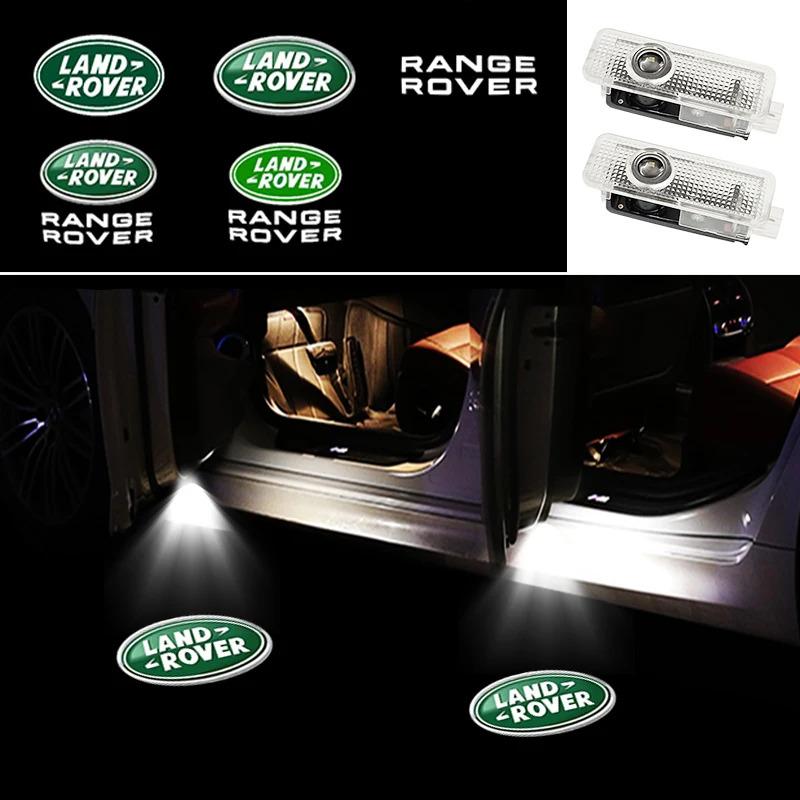 2Pcs Led Car Door Welcome Laser Projector Logo For Land Rover Range Rover L322 L405 Sport 3 4 L494 L551 Ghost Shadow Night Light gttt2