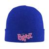 Логотип Bratz Теплая вязаная шапка Зимняя вязаная шапка-бини Шапка-бини Шапки в стиле хип-хоп для унисекс