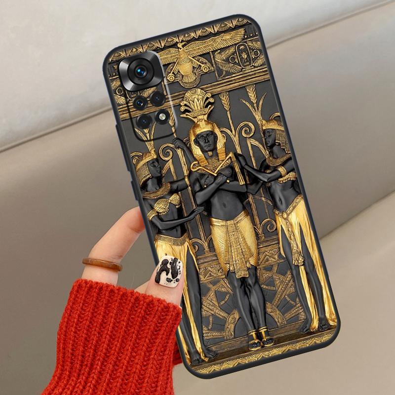Чехол-фреска Фараон Египта Для Xiaomi Redmi Note 14 13 12 11 10 15 Pro Plus Чехол Для Redmi 15 C 13C 10C 12C 14C