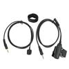PTT Adapter with Back Clip Push To Talk Portable Radio Headset Adapter for Vertex VX?6R VX?7R