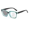 New Fashion Photochromic Multifocal Presbyopia Glasses Men's and Women's High-definition Anti Blue Light Glasses Diopter To +4.0