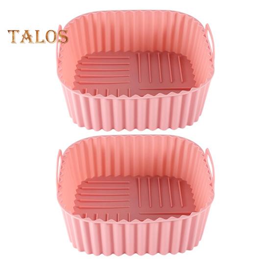 Силиконовый поднос для корзин для фритюрницы Многоразовые силиконовые вкладыши для фритюрницы Без бисфенола А Противень для фритюрницы Замена пергаментной бумаги