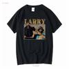 Футболка Larry June Рэпер Рэп с длинным или коротким рукавом винтажная Стильная Повседневная мода графическая Удобная Мягкая уличная одежда