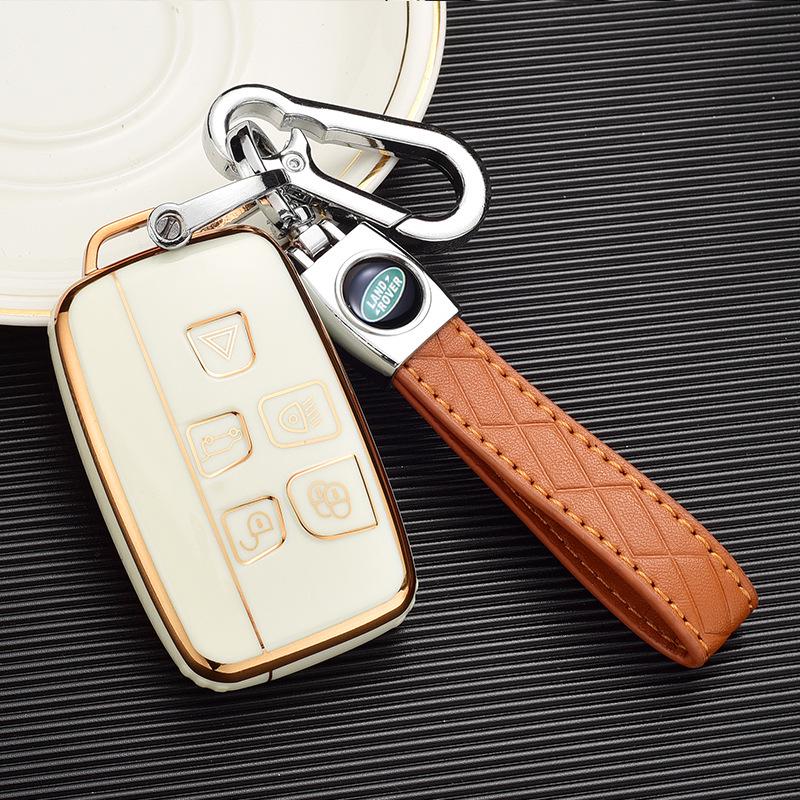 Land Rover Key Case: Compatible with Range Rover Evoque, Velar, Defender, Discovery Sport, Freelander - Unisex Car Shell Bag