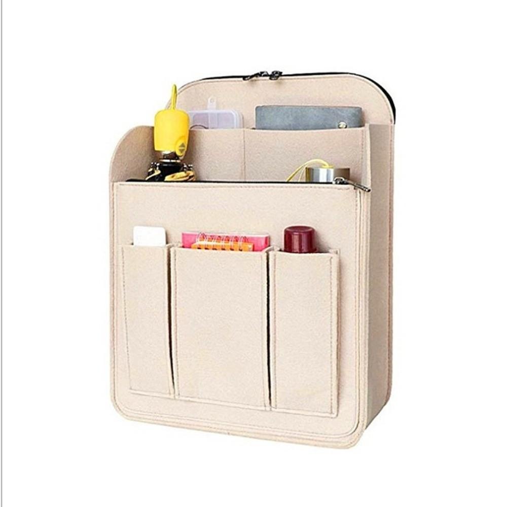 Multi-Pocket Backpack Organizer Insert Multi layer Storage Bag Portable Rucksack Insert  Unisex