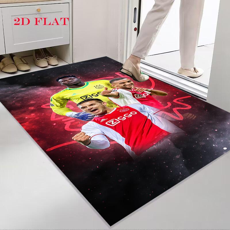 AFC Ajax logo Carpet Rug for Living Room Bedroom Home Sofa Decoration,Kids play Nonslip Floor Mat
