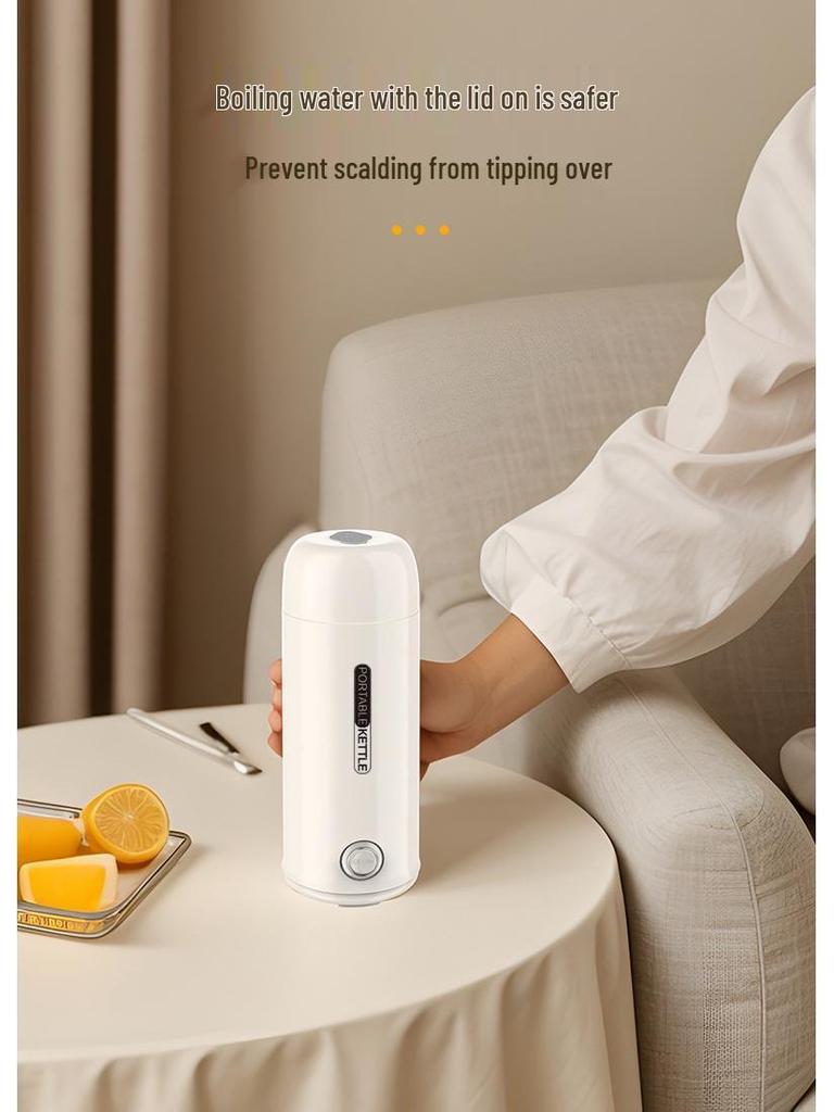 Portable Stainless Steel Rapid Boil Travel Kettle with Anti-Dry-Burn