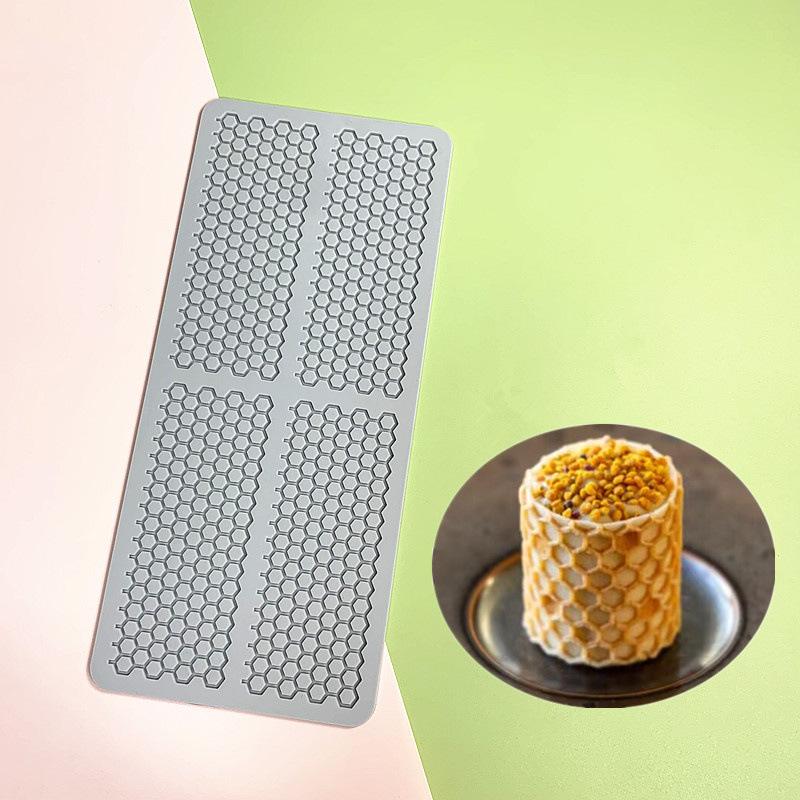 Выдолбленные соты-бабочки, сахарная переворачивающаяся кружевная подкладка, своими руками, оленьи рога, шоколад, тонкая хрустящая форма для украшения торта, силиконовая форма для выпечки