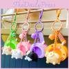 Poached Egg Dog Keychain With Cute Design For Kids And Teens Gift
