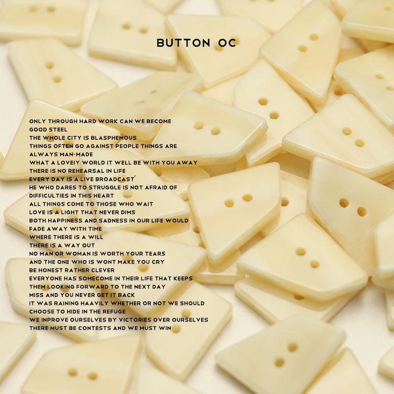 5Pcs Two Eyes Diagonal Head Triangular Resin Button Trench Coat Women'S Clothing Large Clothes Decorative Buttons Sweater Jacket Decorative Buttons