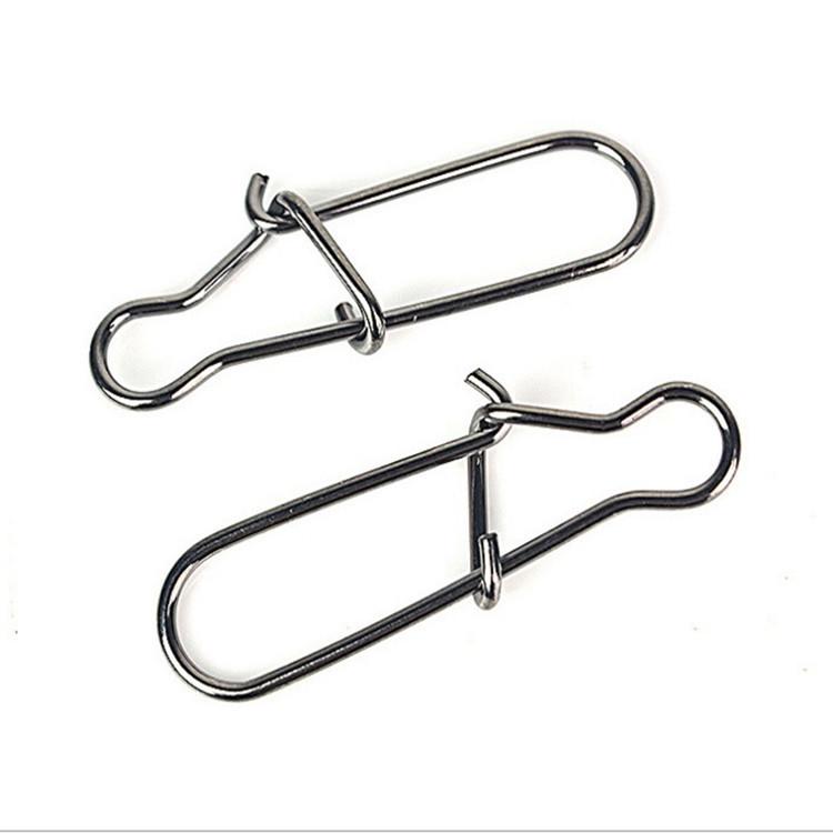 Enhanced Pin Electroplated Lure Snap Swivel Connector: Strong Tensile Strength Fishing Tackle Accessory