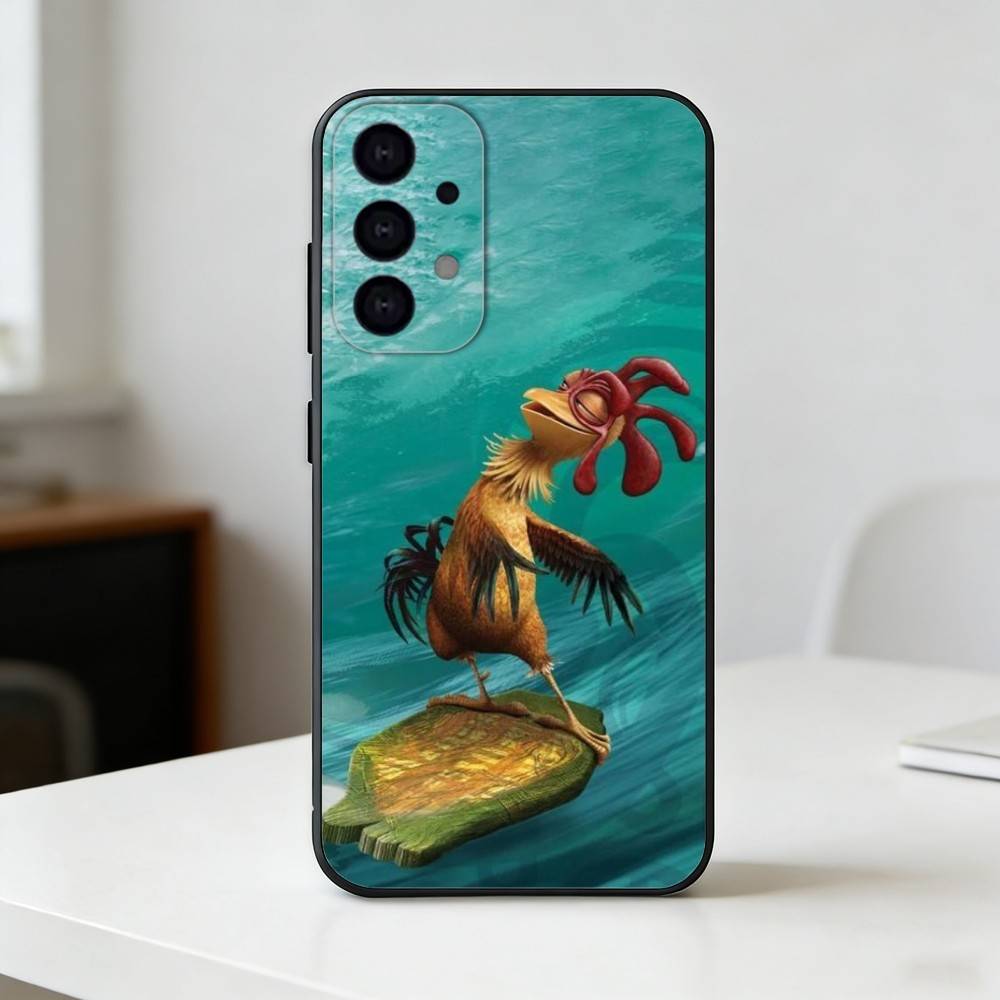 Смешная курица джо серф Чехол для телефона Samsung S25,24,21,22,23,30,Ultra,20,Plus,Fe,Lite,Note Мягкий черный чехол