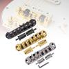 6 String Guitar Bridge Replacement Roller Saddles Guitar Bridge Tailpiece Electric Guitar Bridge Easy to Install