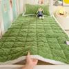 Зимние теплые фланелевые наматрасники для домашнего общежития, мягкие толстые покрывала, покрывало для кровати размера «queen size», тонкие стеганые татами