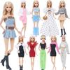 BJDBUS Doll Clothes 11.5 Inch Ba Doll Bie Party Wear Dress Gown Daily Shirt Pants Sport Outfit Shoes Bag Accessries Kids Gift