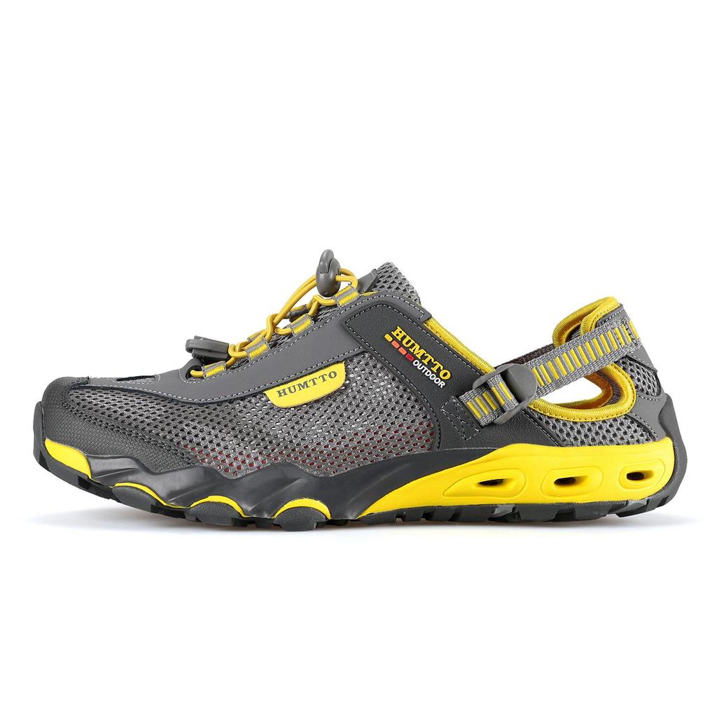 HUMTTO Летняя походная обувь, дышащая, быстросохнущая, уличная спортивная обувь для воды для мужчин, нескользящие модные треккинговые кроссовки, мужские