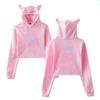 Худи BTS Bangtan Boys Love Yourself Tear с дизайном в виде милых кошачьих ушек, в нескольких цветовых вариантах