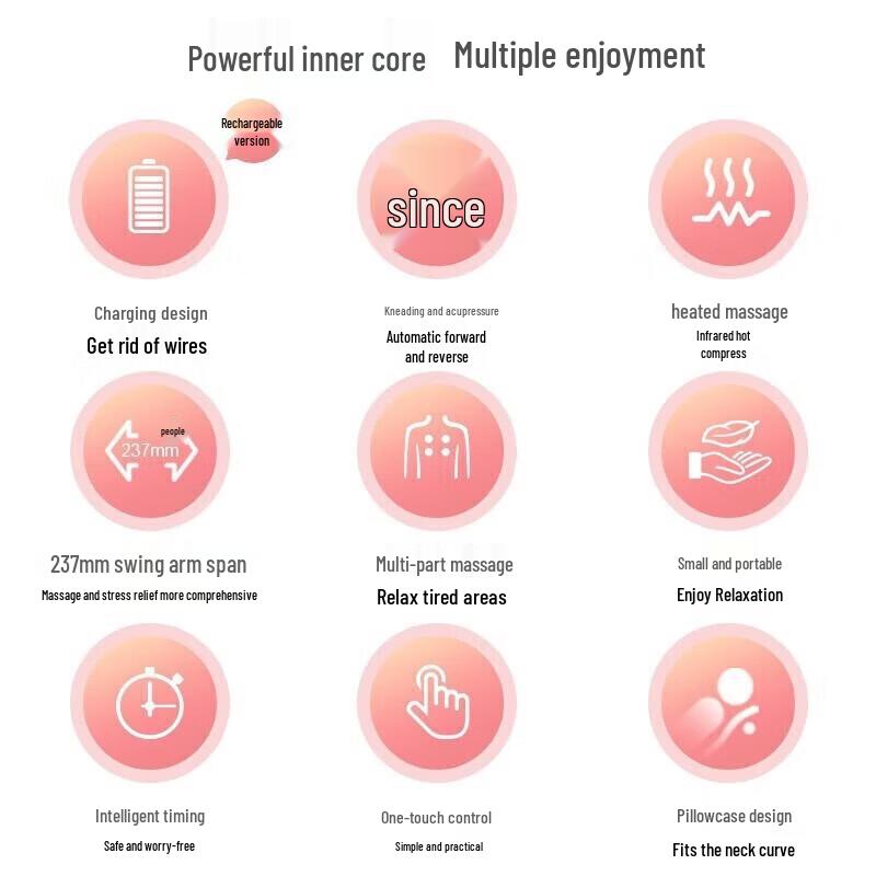 OGAWA Multi-functional Heating Massage Pillow