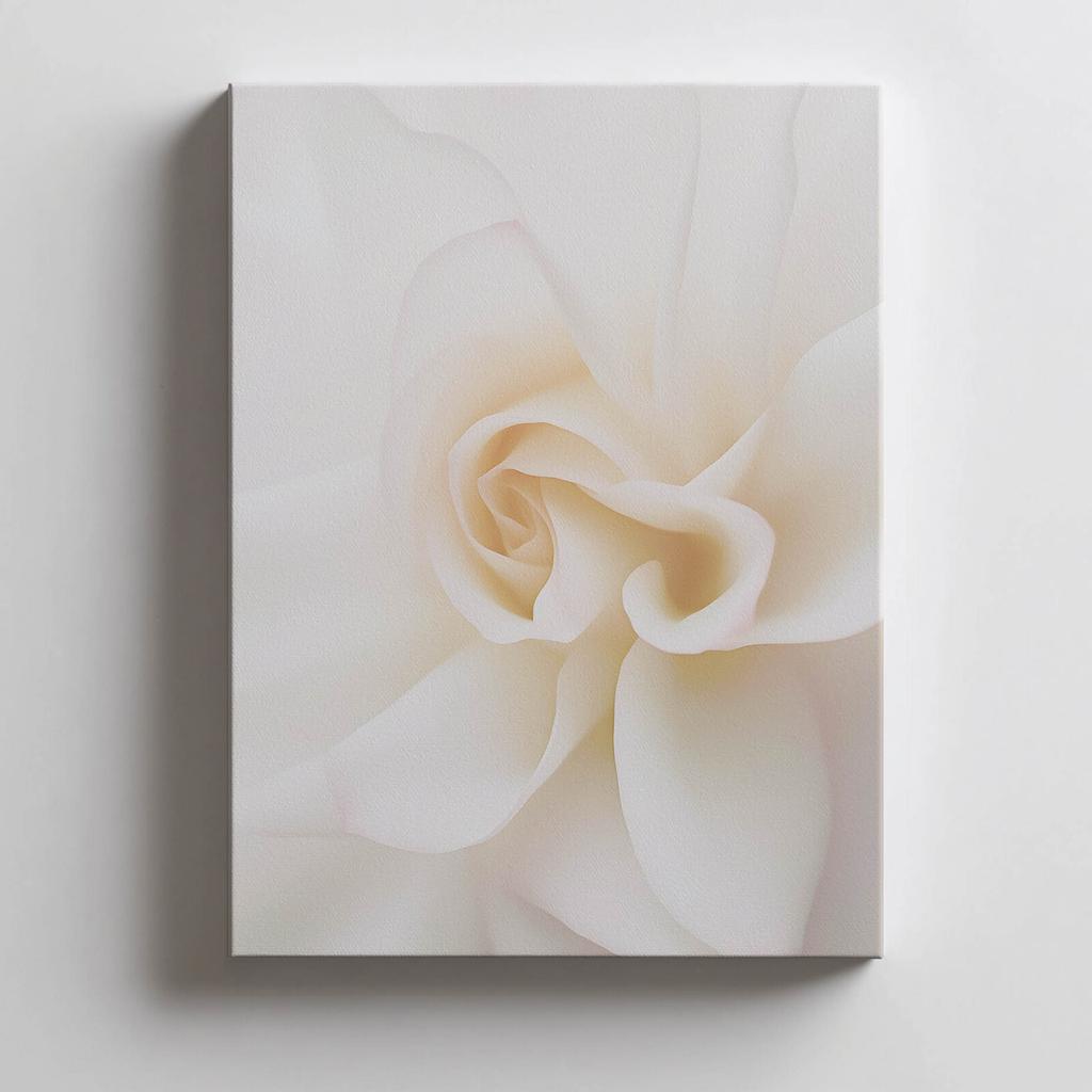 Eteryczna Białość Róży Eteryczna Białość Róży, 40X50 Cm, Rama Aluminiowa Złota, Papier Matowy 230 Gsm