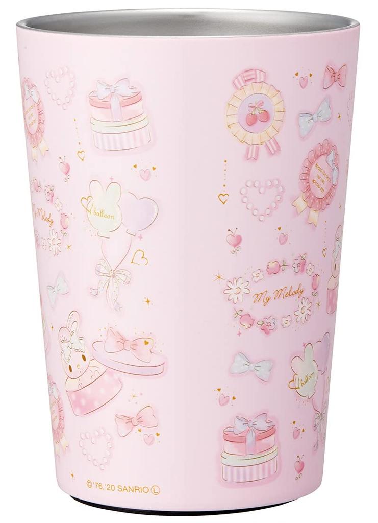 Skater Thermal Insulation Convenience Store Coffee Stainless Steel Tumbler 400ml M My Melody Happiness Girl Sanrio STCV2-A
