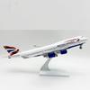 Миниатюрный самолет B747 British Airways 30 см 1:Авиационная модель самолета из смолы в масштабе 1:240 со стендом Сувениры Украшения для самолетов Коллекционные