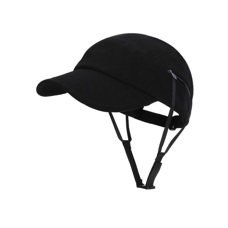 Quick-dry Women Baseball Cap for Surfing Sports Summer Sun Hats Outdoor Travel Men Riding Cap with Hideable Windproof Rope