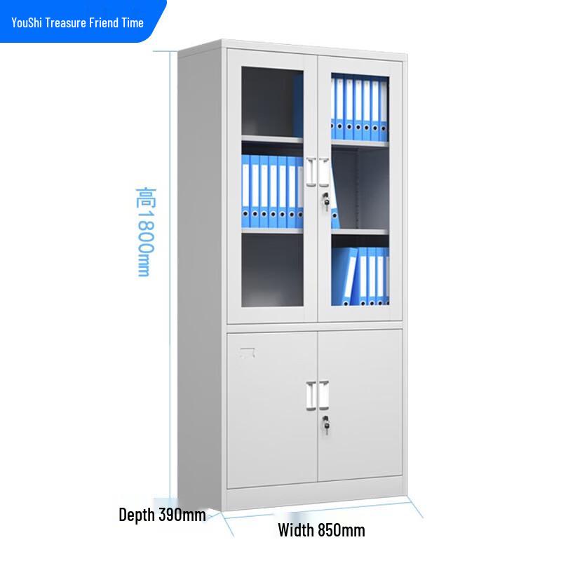 Baoyoushi Double Door Metal File Storage Cabinet