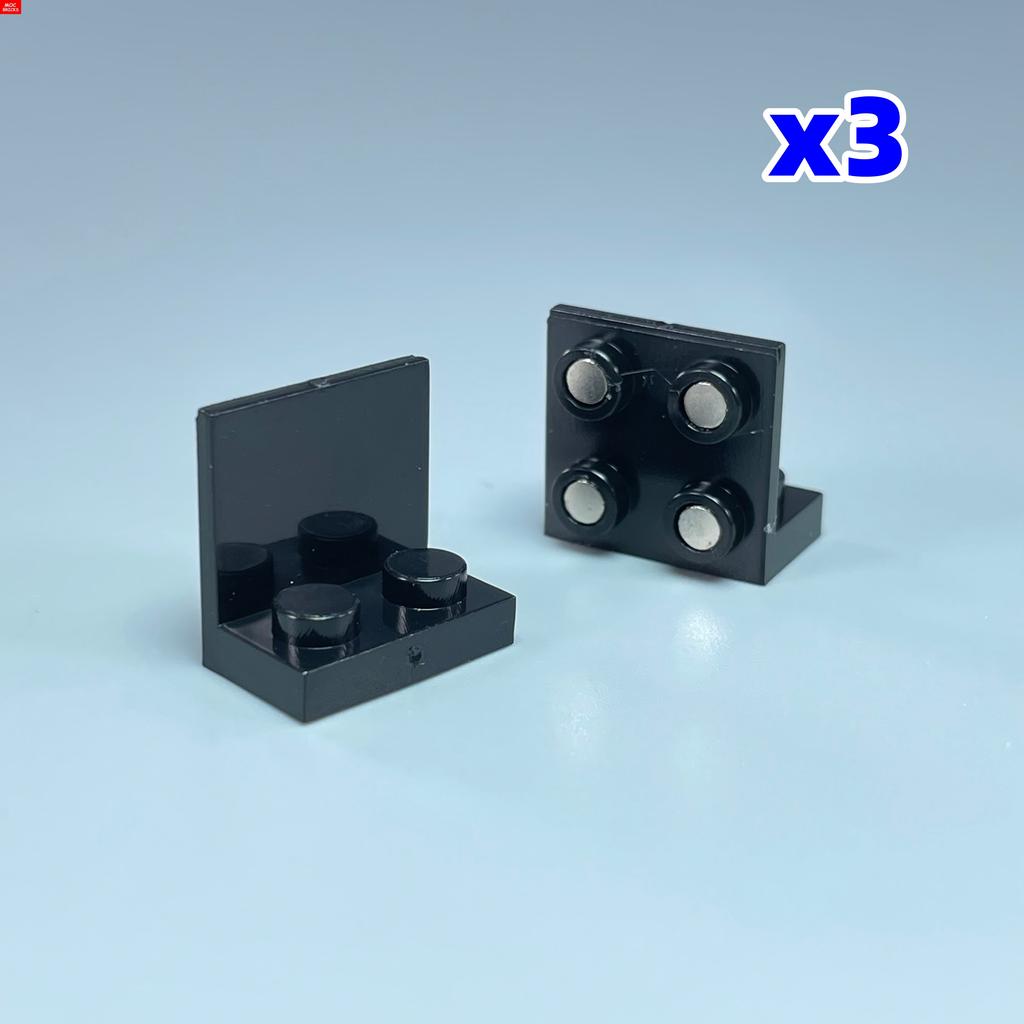 Магнитные кубики MOC для холодильника 2x4 1x2-2x2 с наклейками, развивающие конструкторы, игрушки для детей, рождественские подарки
