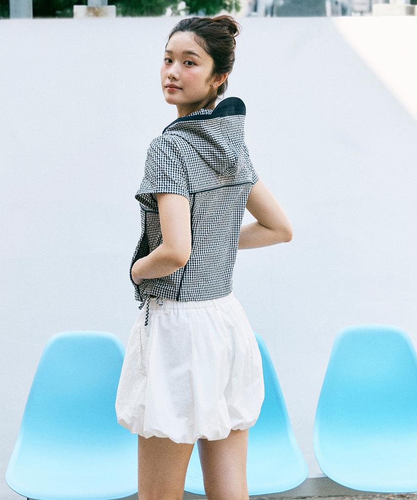 Худи в клетку с коротким рукавом Mixxo_Miwjjg701G