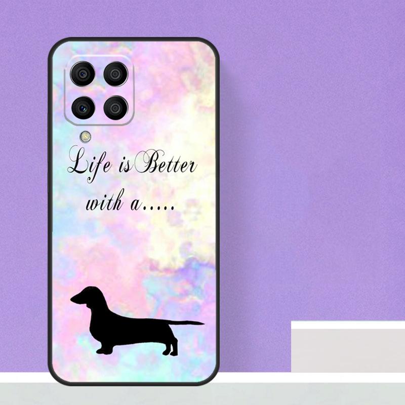 Sausage Dog Dachshund Quotes For Samsung Galaxy M15 M55 M13 M33 M53 M21 M31 M51 M30s M20 M14 M34 M54 M12 M32 M52 Case