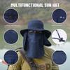 OLIKEI Face Shield Sun Hat for Men Women Summer Outdoor Fisherman Hat Anti-UV Fishing Hat Breathable Quick-drying Hiking Sunshade Hat