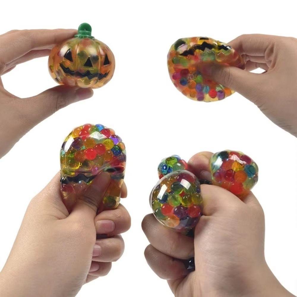 Slow Rebound Pumpkin Shaped Stress Ball Soft Squishy Squeeze Ball Party Favors