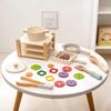 Деревянный аксессуар для игровой кухни Набор игрушечной посуды для готовки Реалистичные игрушечные кухонные принадлежности