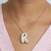 A-Z 26 Letters Necklace Gold Plated Women Chain Necklace  Jewelry Gift