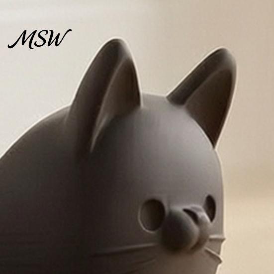 Напольный дверной стопор, 3D-печатный лежащий кот, дверной стопор, декоративный котенок, клиновидный стопор, животное, противоскользящий коврик, дверной стопор для дома, гостиной, спальни, форма