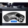 4''6''8'' Stainless Steel Pipe Exhaust Fan Booster Toilet Kitchen Hanging Wall Window Duct Fan Air Ventilator Extractor Blower