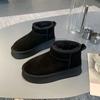 Мода 2024 года, новые классические утолщенные пушистые женские зимние сапоги, удобные теплые ботильоны, женская зимняя обувь, массивные ботинки Mujer