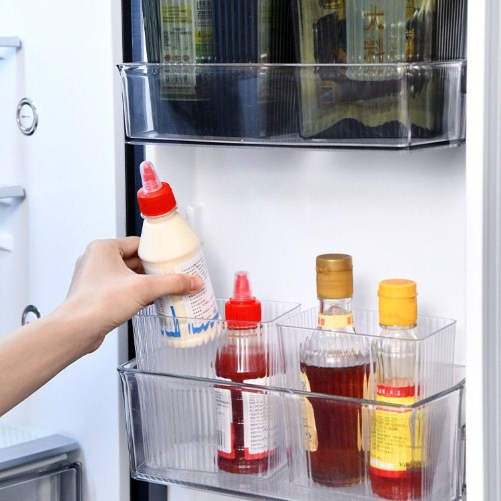 Контейнер для хранения на боковой дверце холодильника большой вместимости, контейнер для сохранения продуктов для дома и кухни