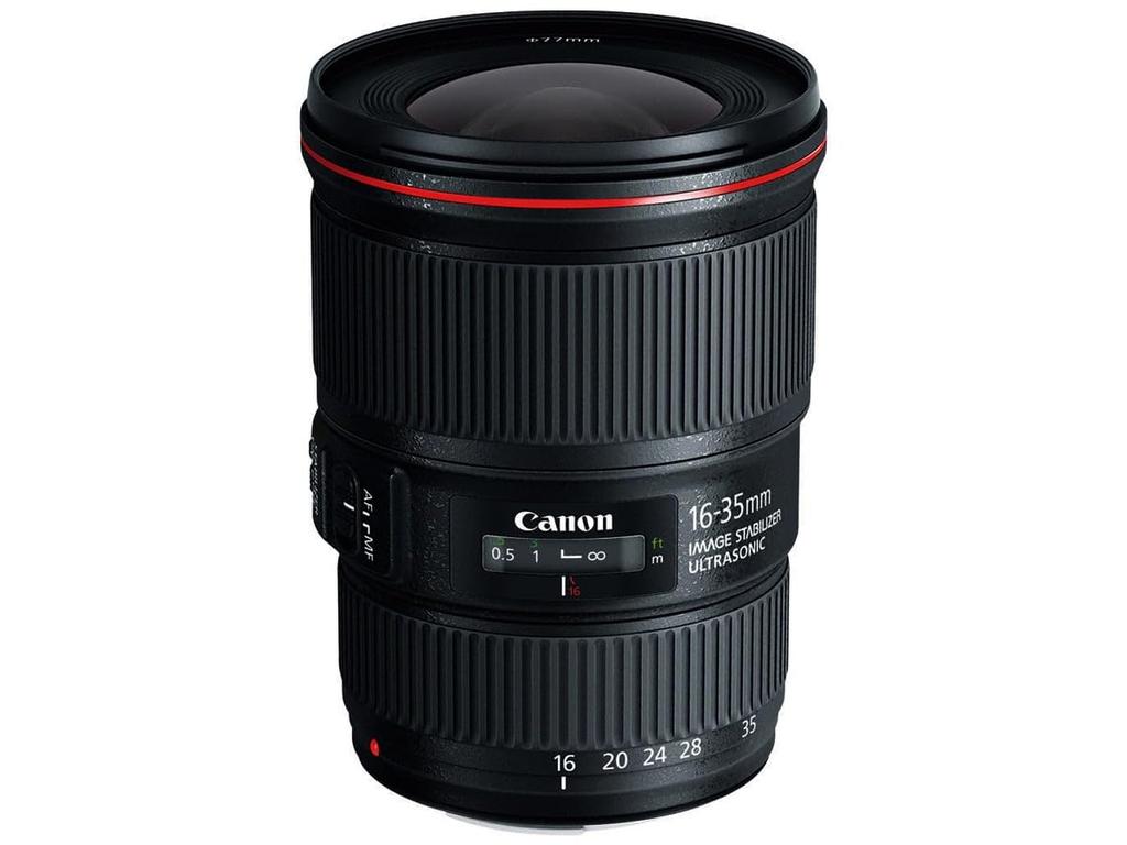 Canon IS USM Зум-объектив EF16-35mm f/4L Широкоугольный (Совместимость с полнокадровыми камерами) EF16-3540LIS