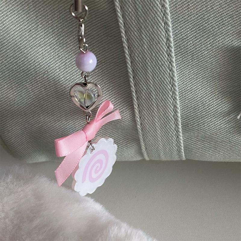 Cute Fish Plate Phone Charms Pendant For Card Book Creative Kawaii Keychain For Phone Bag Accessories