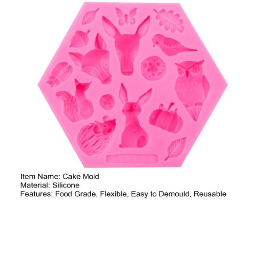 Удобная форма для помадки, антипригарная, экологически чистая форма для выпечки